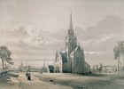 Christ Church Cathedral in Fredericton, ca. 1850, by Lady Anna Head.jpg